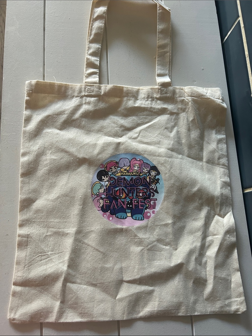 Harajuku Demon Hunters Fan Fest Canvas Tote